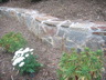 Natural Stone Mortared Retaining Wall