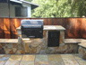 Grill Built in to Stone Wall